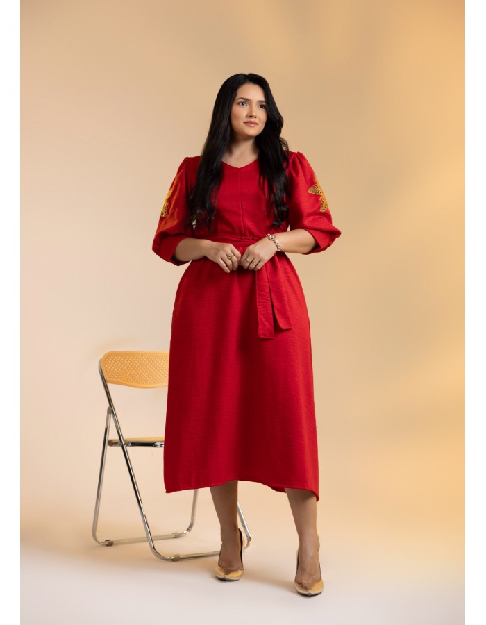 VESTIDO QUÉSIA (BORDADO 3/D)