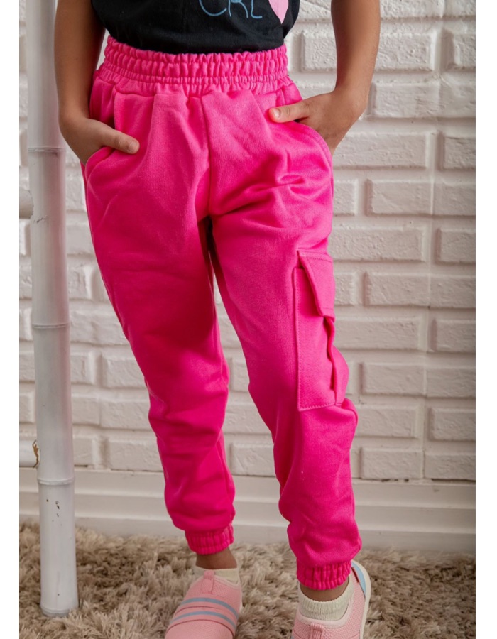CALÇA JOGGER MOLETOM PELÚCIADO