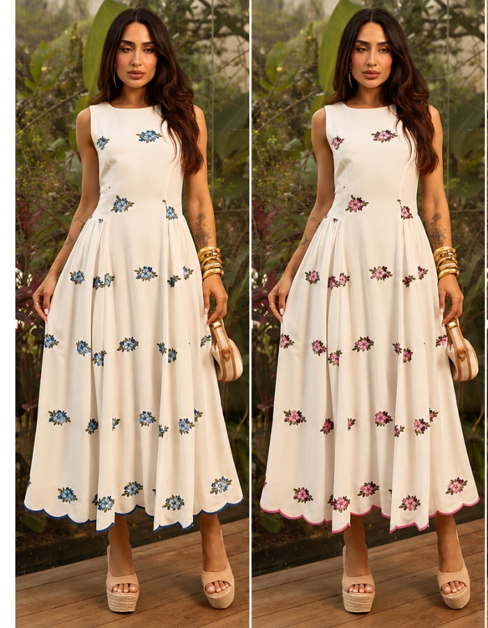 Vestido Bordado Elis