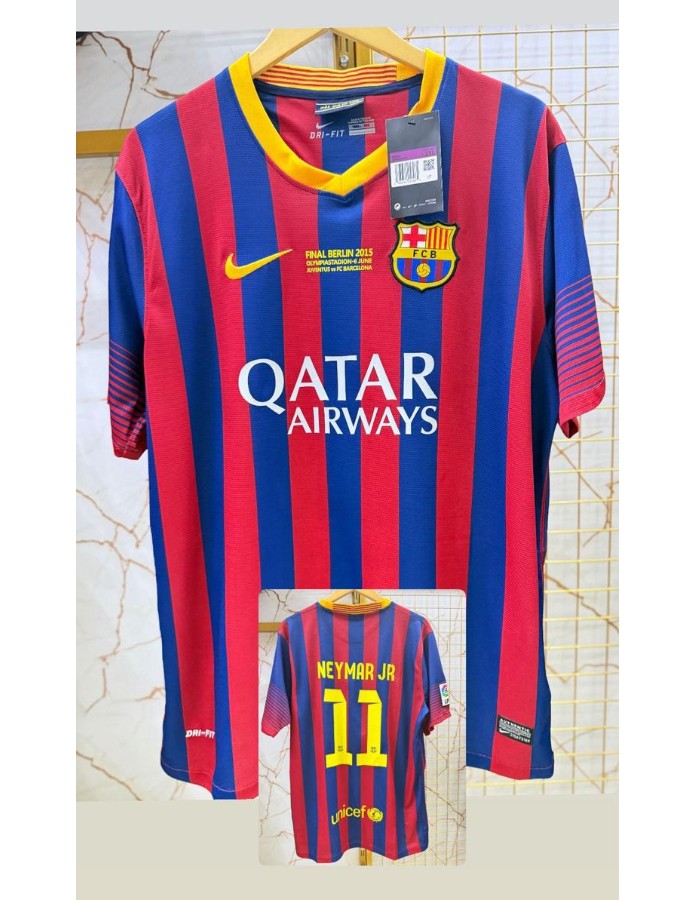 Camisa Barcelona Neymar retrô 14/15