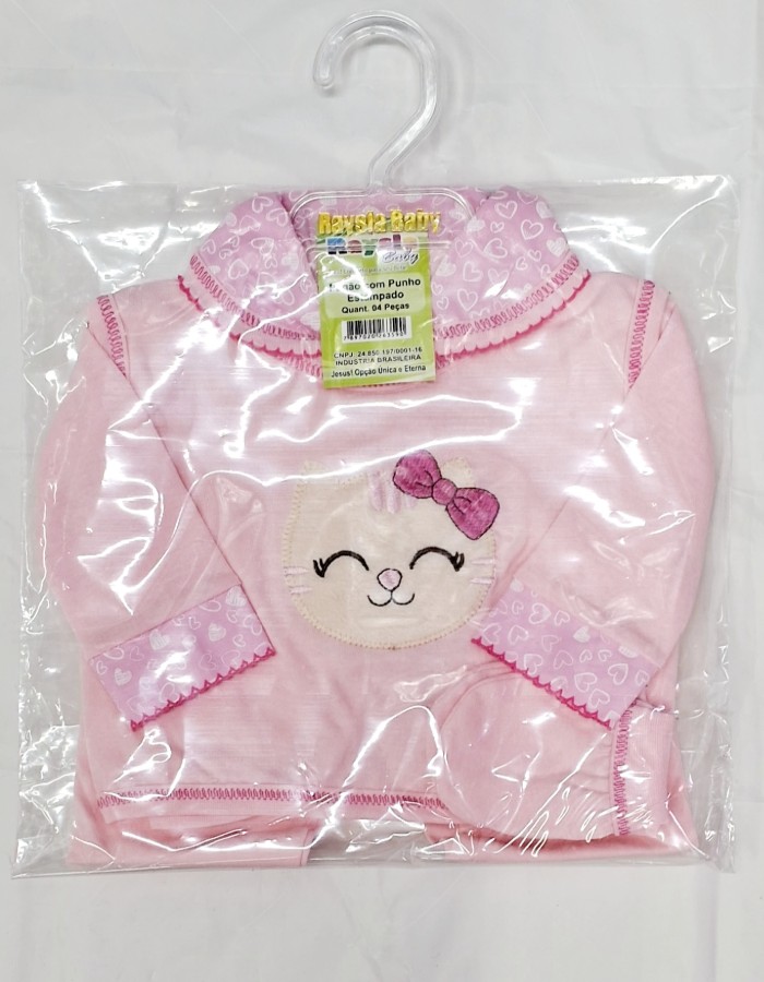 PAGÃO BORDADO COM PUNHO RAYSLA BABY