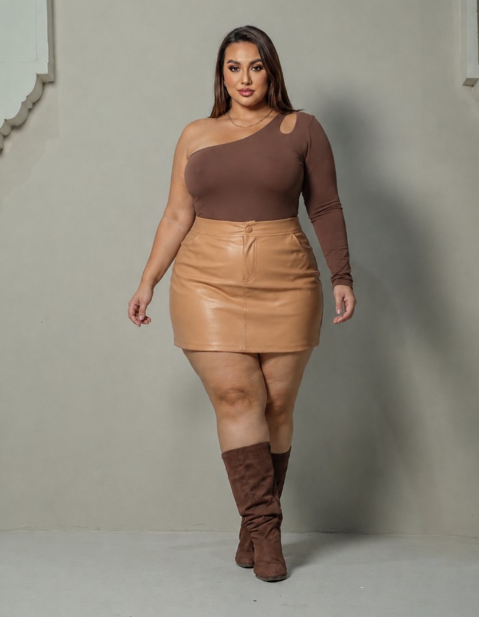 Body ML Ombro único - PLUS SIZE
