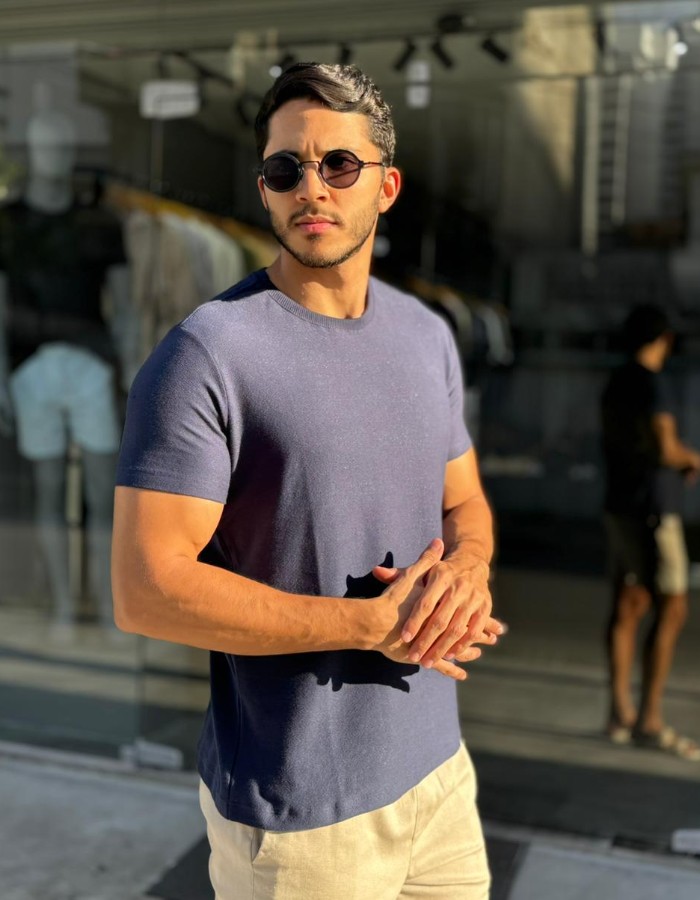 Produto t-shirt-texture-marinho 1