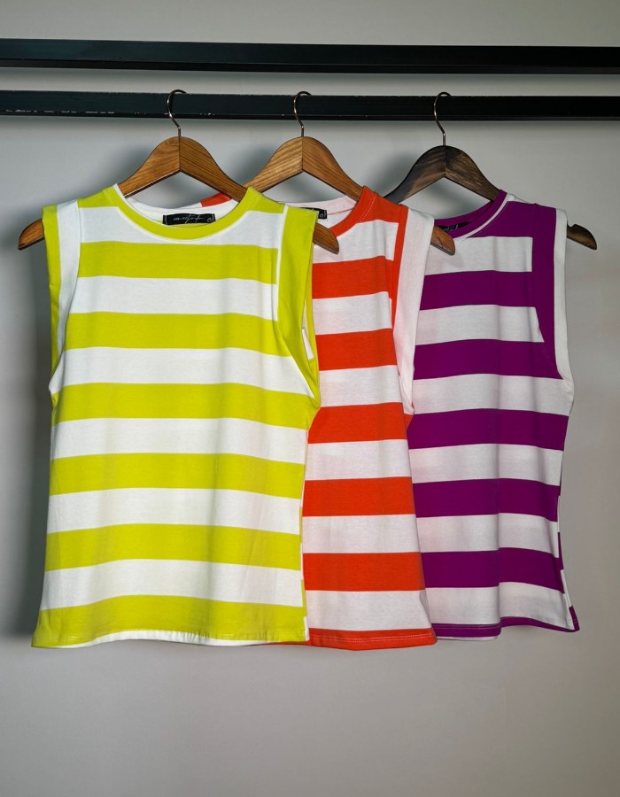 BLUSA MUSCLE LISTRA