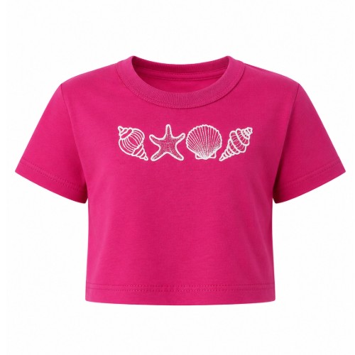 CROPPED INFANTIL FUNDO DO MAR FEMININO