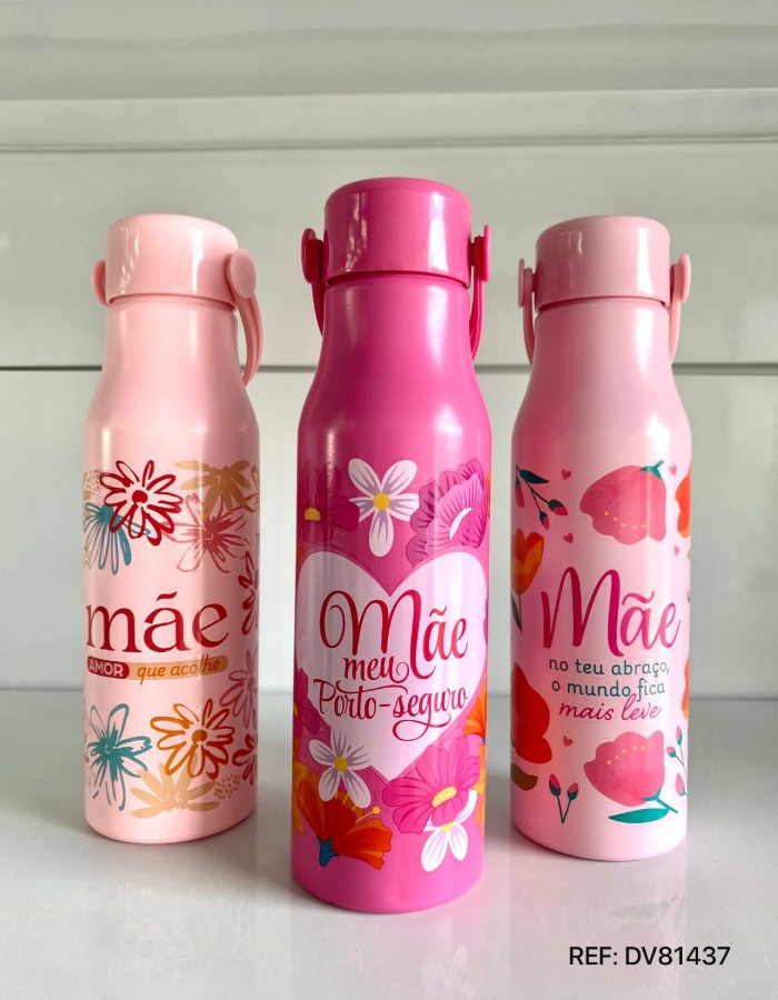 GARRAFA MÃES INOX 600ML