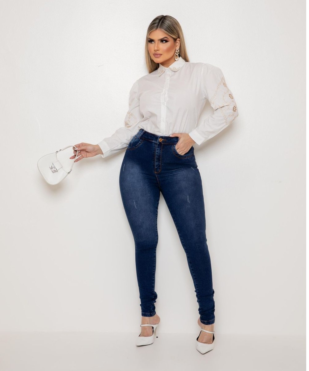 Calça Slim 