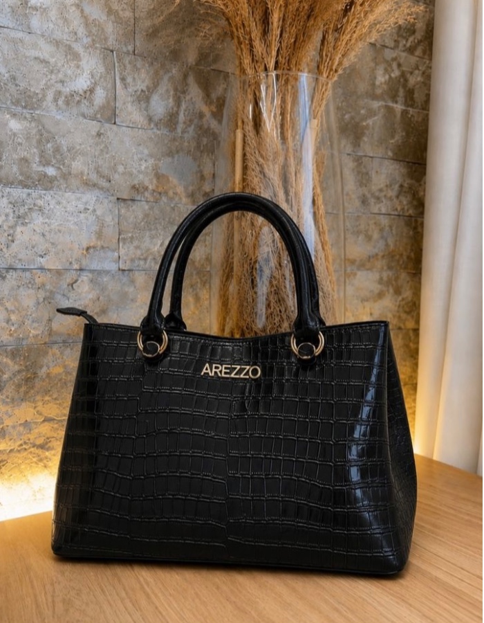     Arezzo Cleópatra Croco Verniz Premium