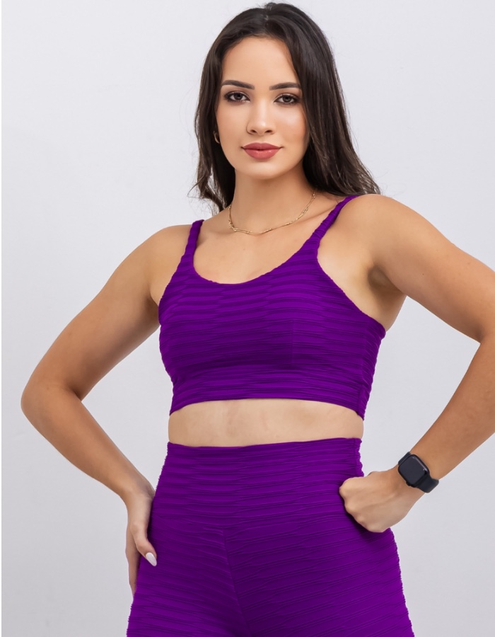 TOP JACQUARD BOLHA PREMIUM ALÇA