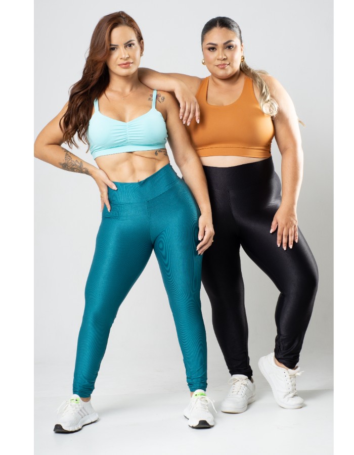 CALÇA CANELADA LISA