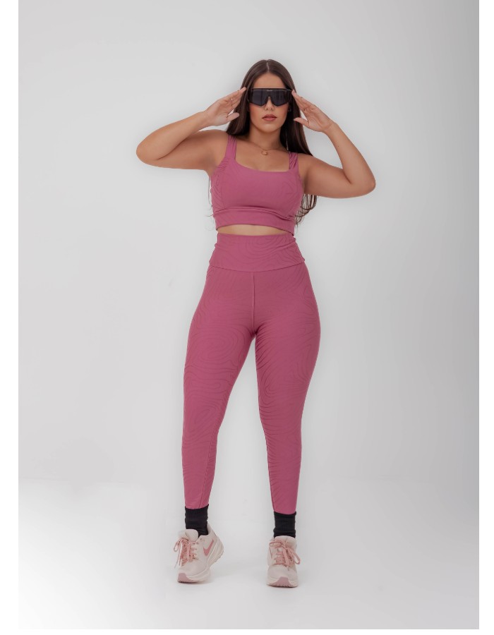 CONJUNTO CALÇA LIZ COM TOP DE ALÇA LARGA