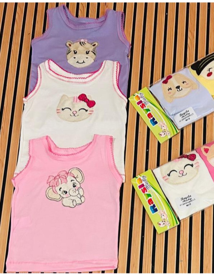 KIT CAMISETA BORDADA RAYSLA
