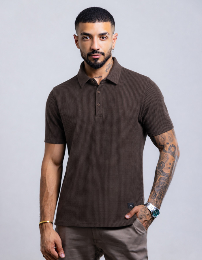GOLA POLO TEXTURIZADA MOTION