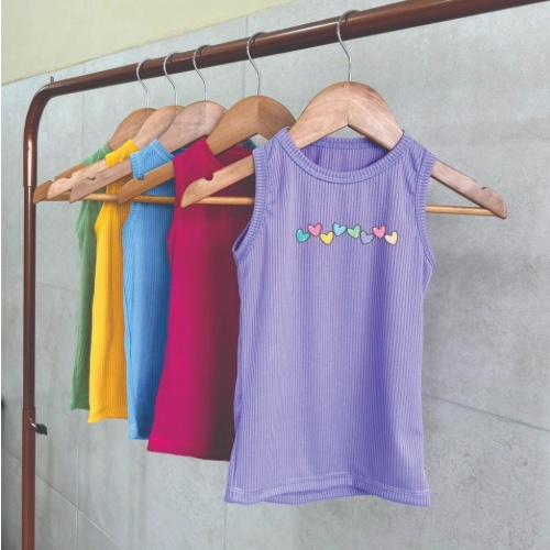 regata em canelado premium ( PINK E LILAS )