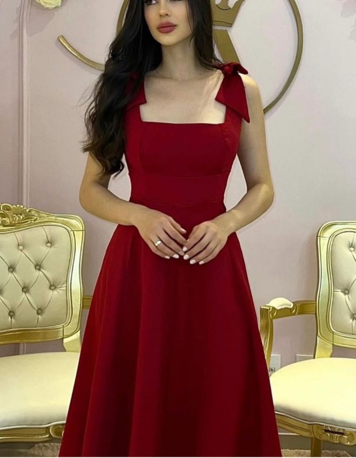VESTIDO MIDI LAÇO