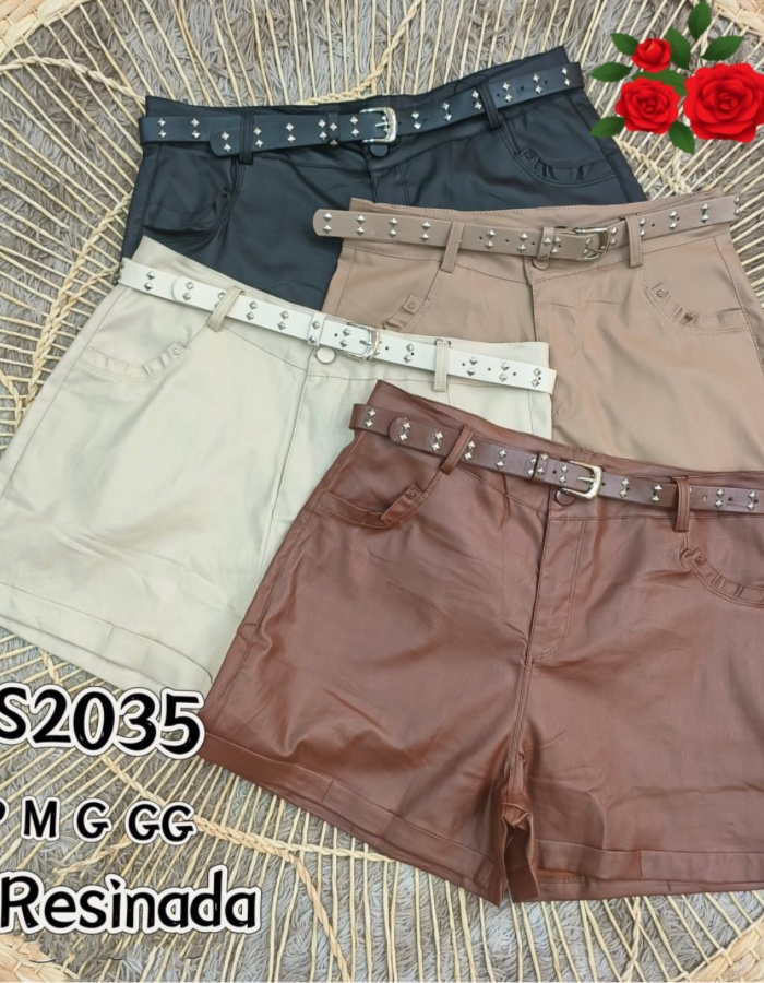 Shorts resinado