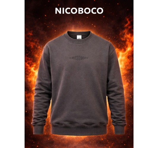 CASACO MOLETOM GOLA CARECA NICOBOCO