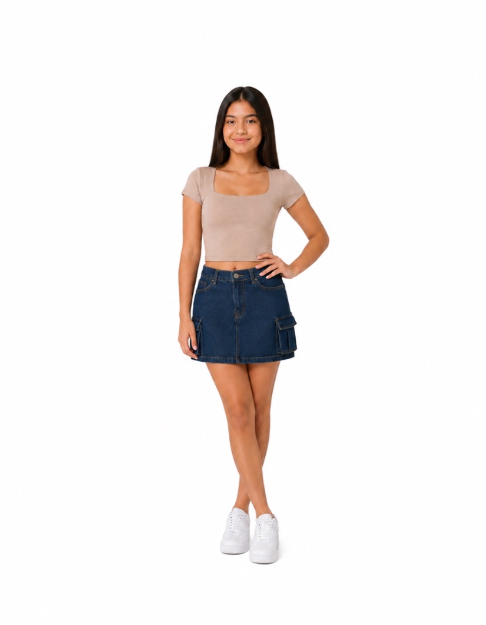 BLUSA RECORTE QUADRADO