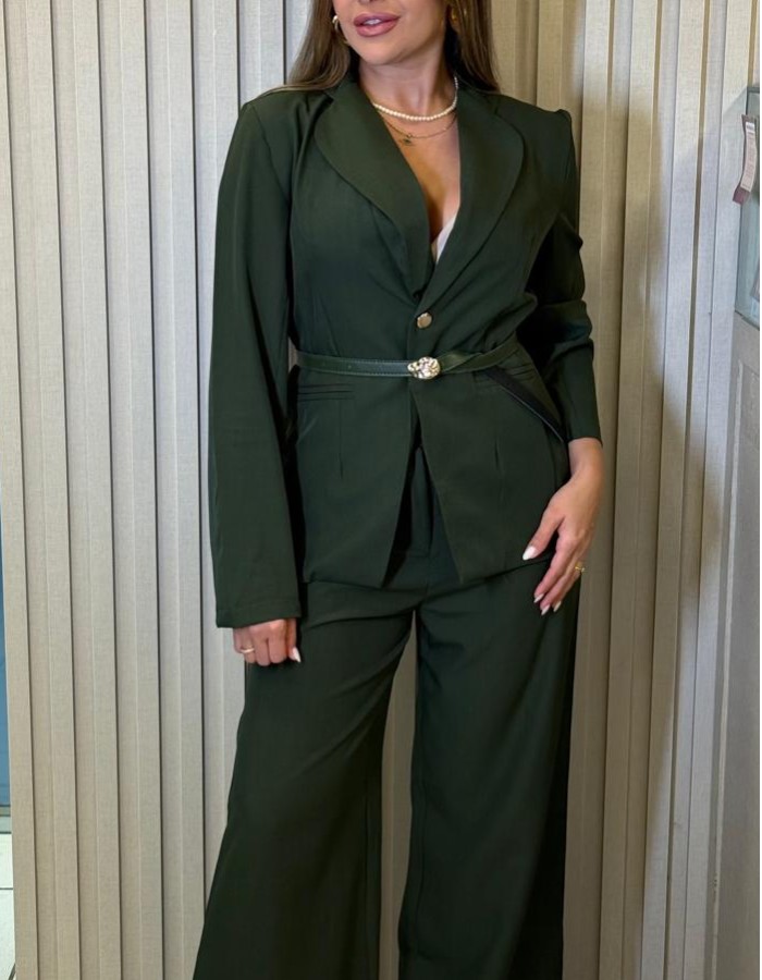 CONJUNTO CALÇA BLAZER ALFAIATARIA PREMIUM