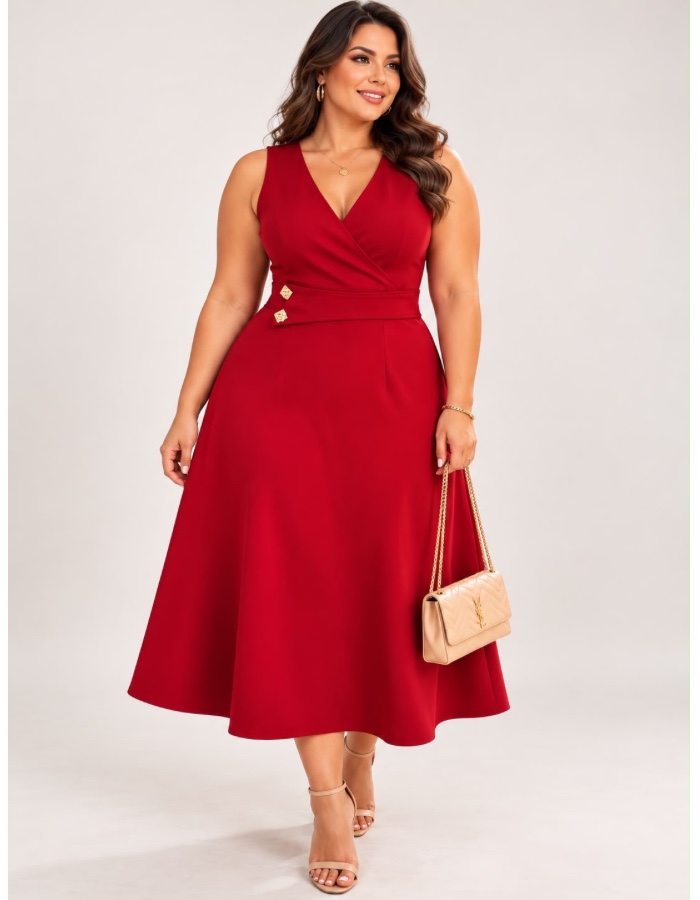 Vestido Plus Luana