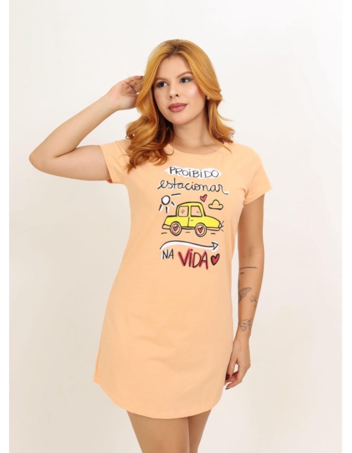 Camisola algodão manga 