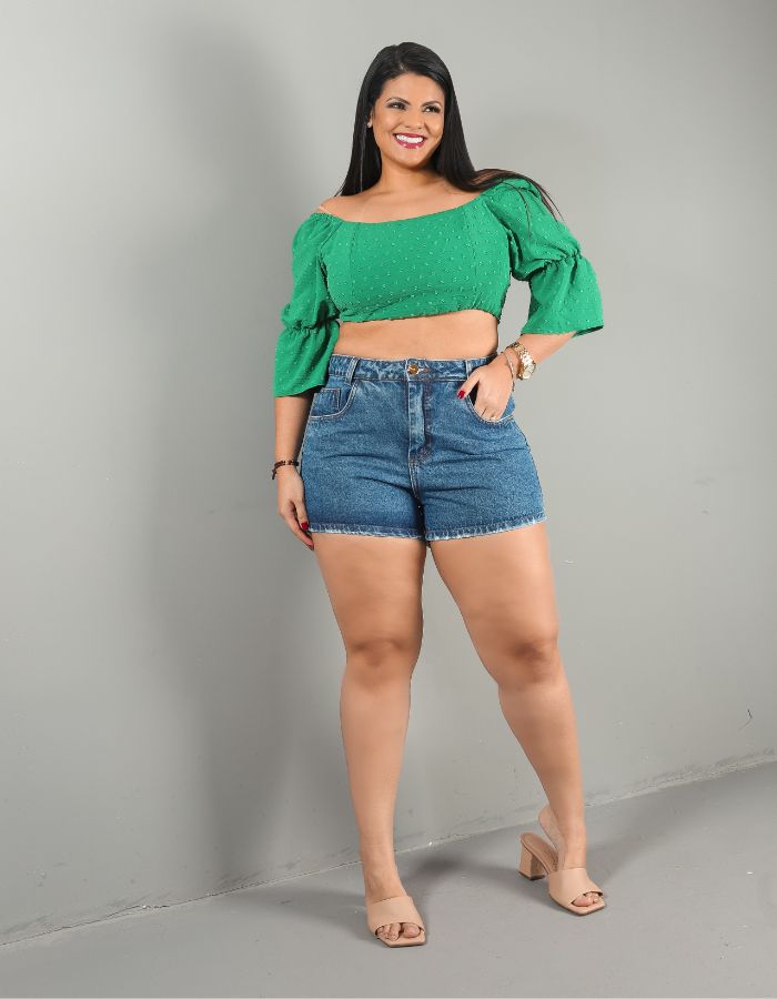 SHORT CURTO PLUS SIZE