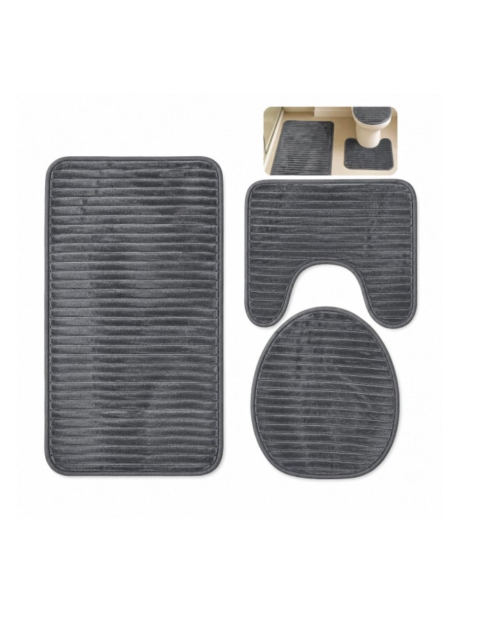 KIT TAPETES PARA BANHEIRO 3 PEÇAS