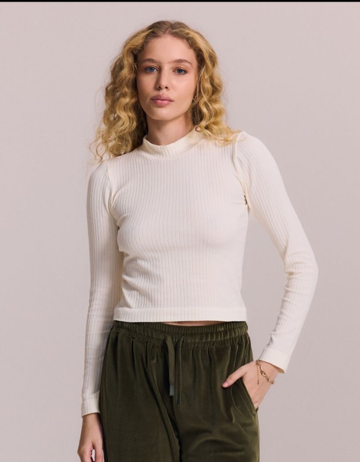 BLUSA CANELADA M/L