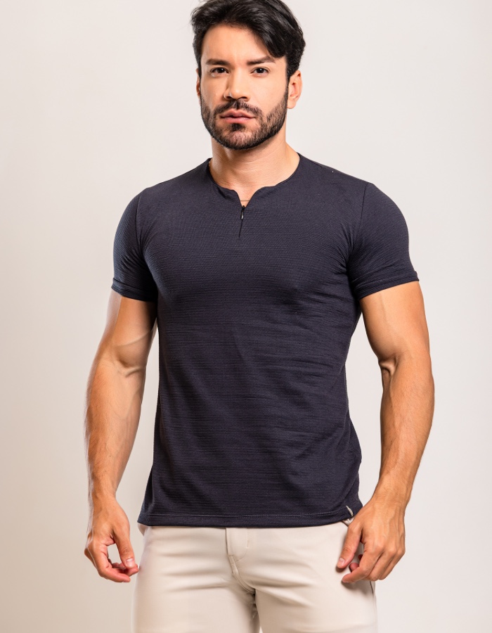 CAMISA SLIM ZÍPER PROVENCE