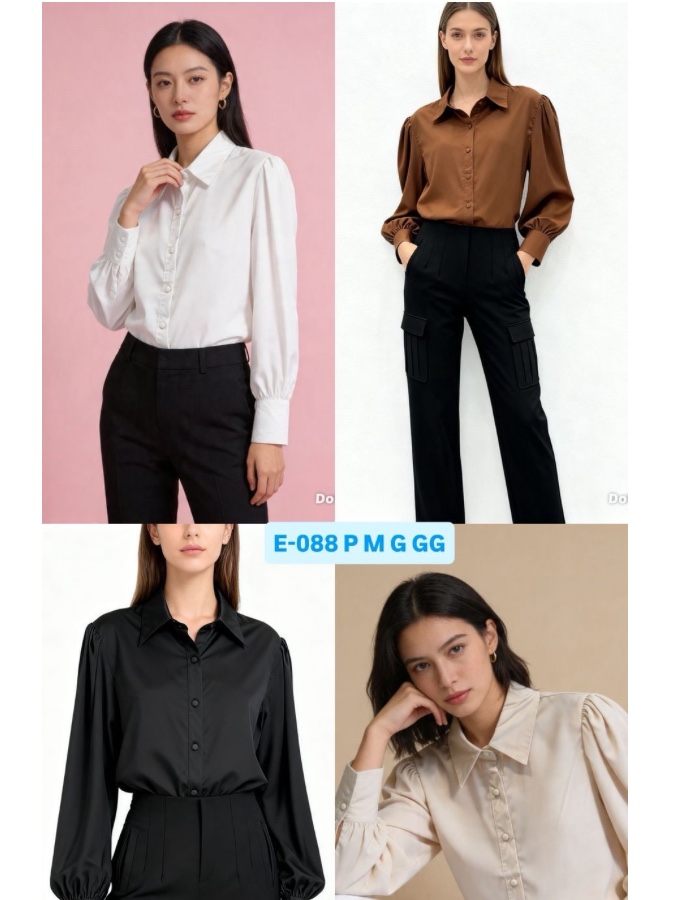 Blusa visco crepe