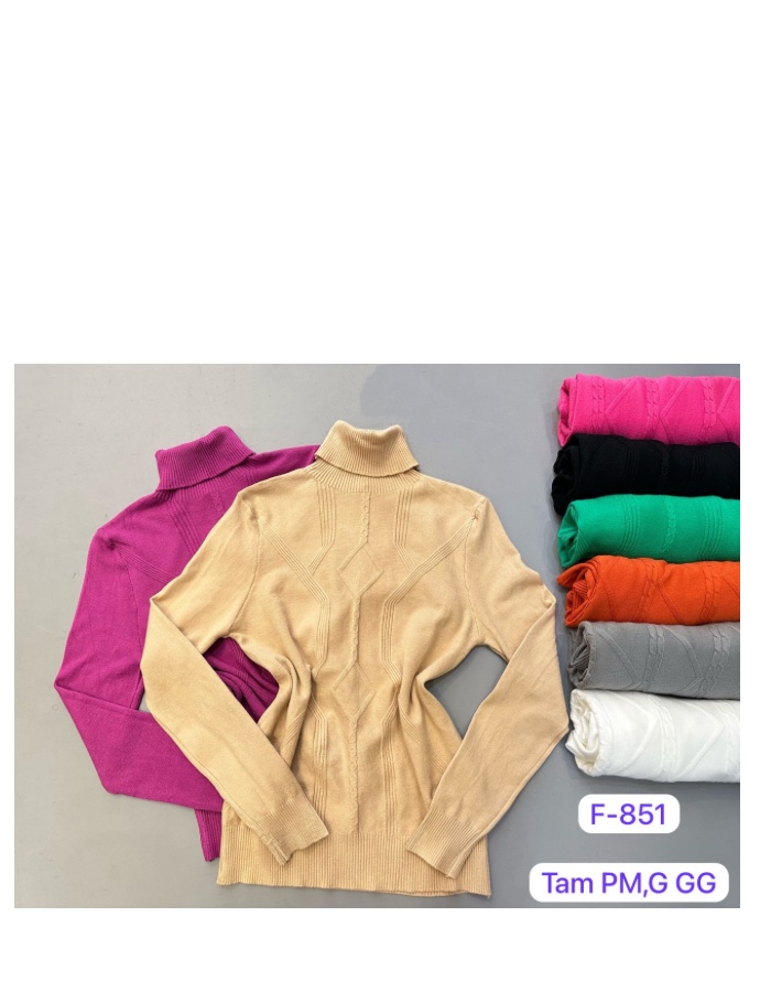 Blusa modal manga longa gola alta 