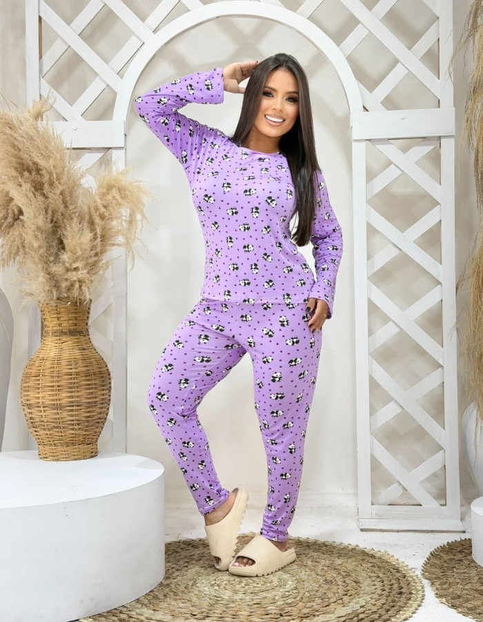 PIJAMA CALÇA MANGA LONGA