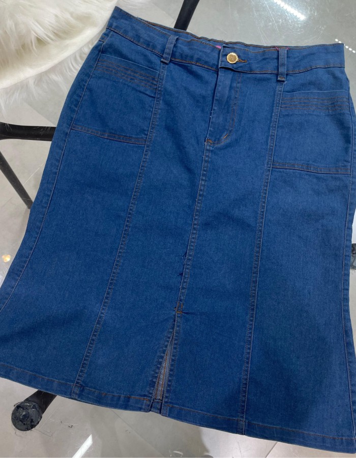 SAIA JEANS EVASE COM BOLSO