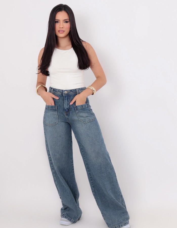 CALÇA JEANS 