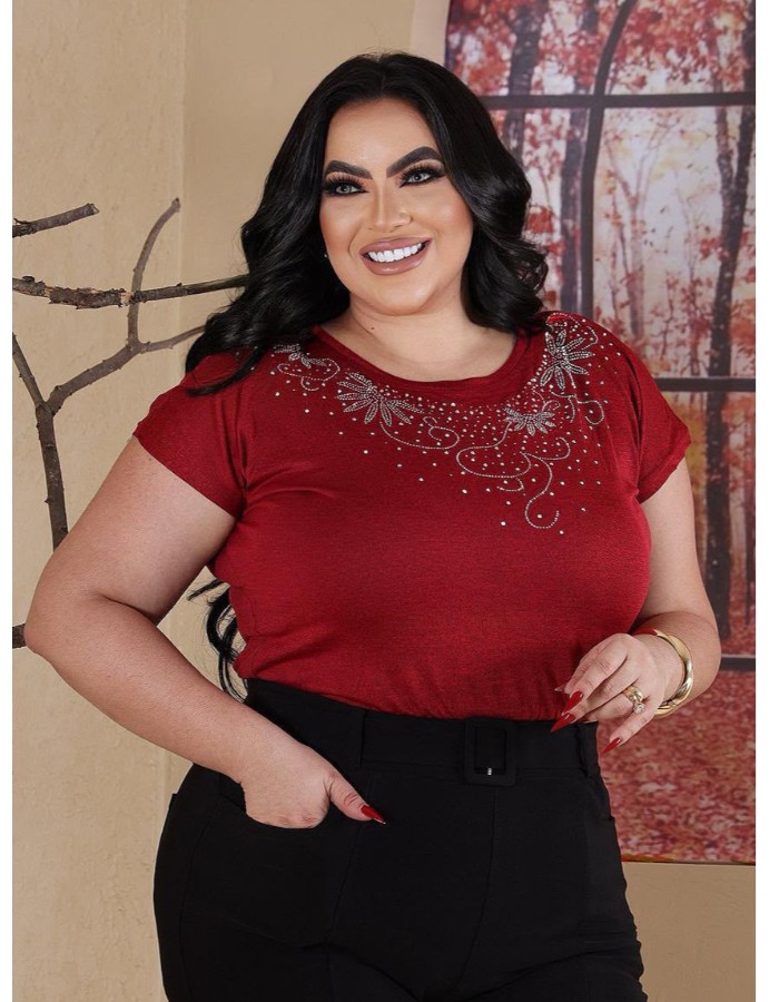 BLUSA PLUS SIZE ALICE 