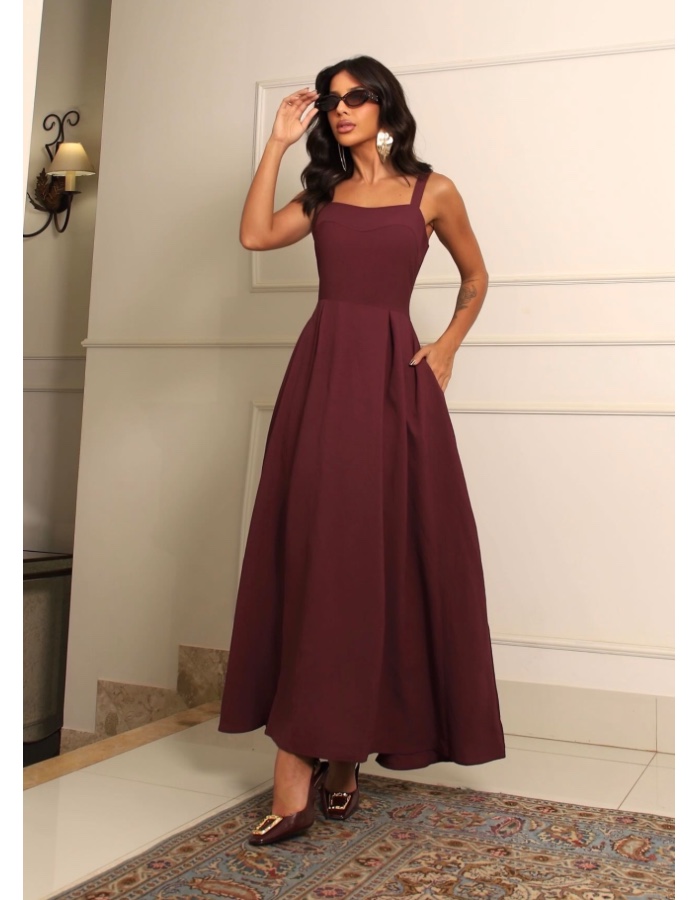 VESTIDO LISO