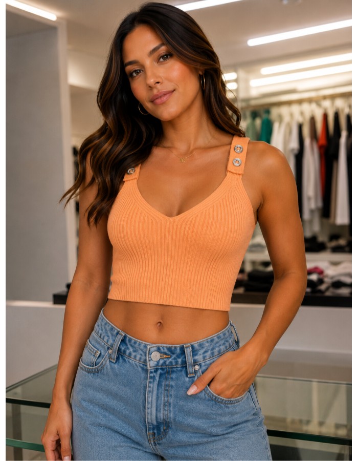 Cropped botão 