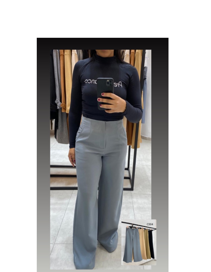 Calça  pantalona alfaiataria 