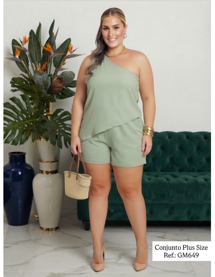 CONJUNTO PLUS SIZE MELISSA 