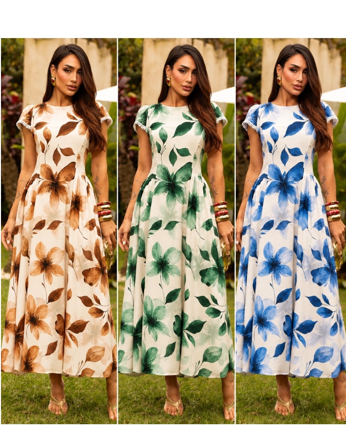 Vestido longo Mavi