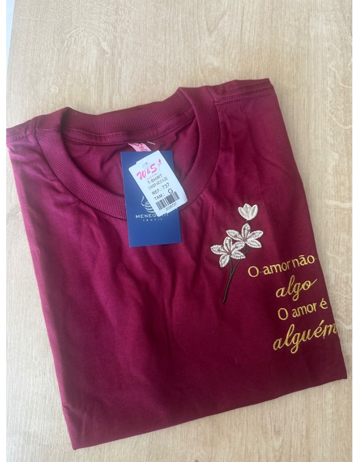 Produto t-shirt-ref-737-g-o-amor-nao-e-algo 0