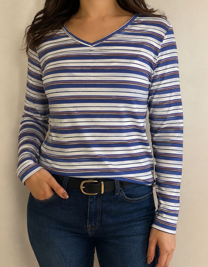 BLUSA CANELADA IMPOR.