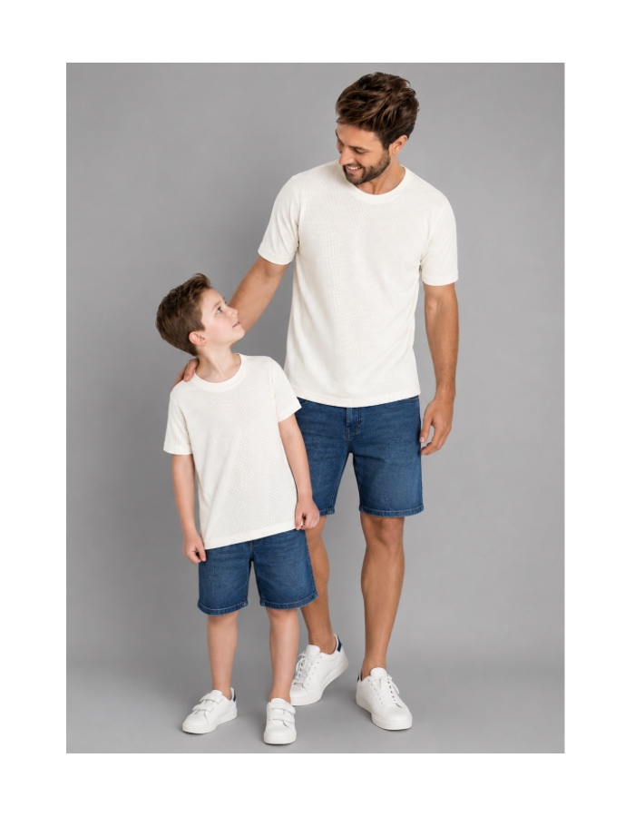 CAMISA PAI & FILHO OFF WHITE