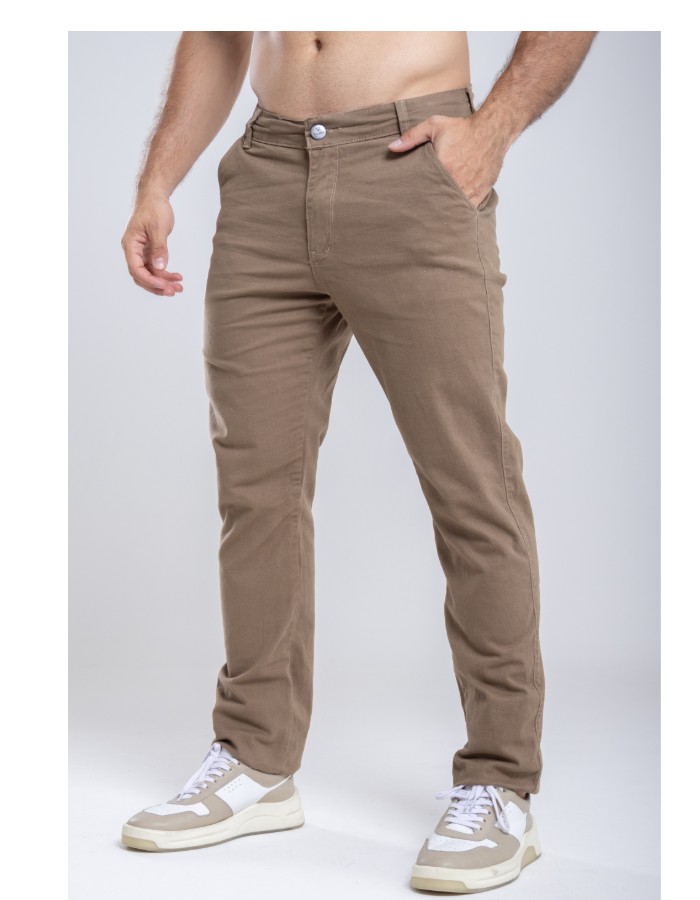 Calça Masc Esporte Fino Premium Caqui