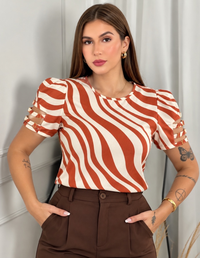 Blusas Slim Karolaine 