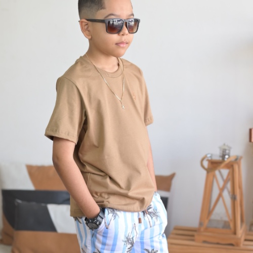 Camisa básica capuccino 