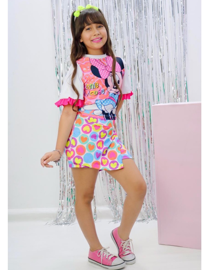 Conjunto minei manga soltinha 