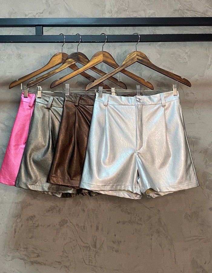 SHORT METALIZADO