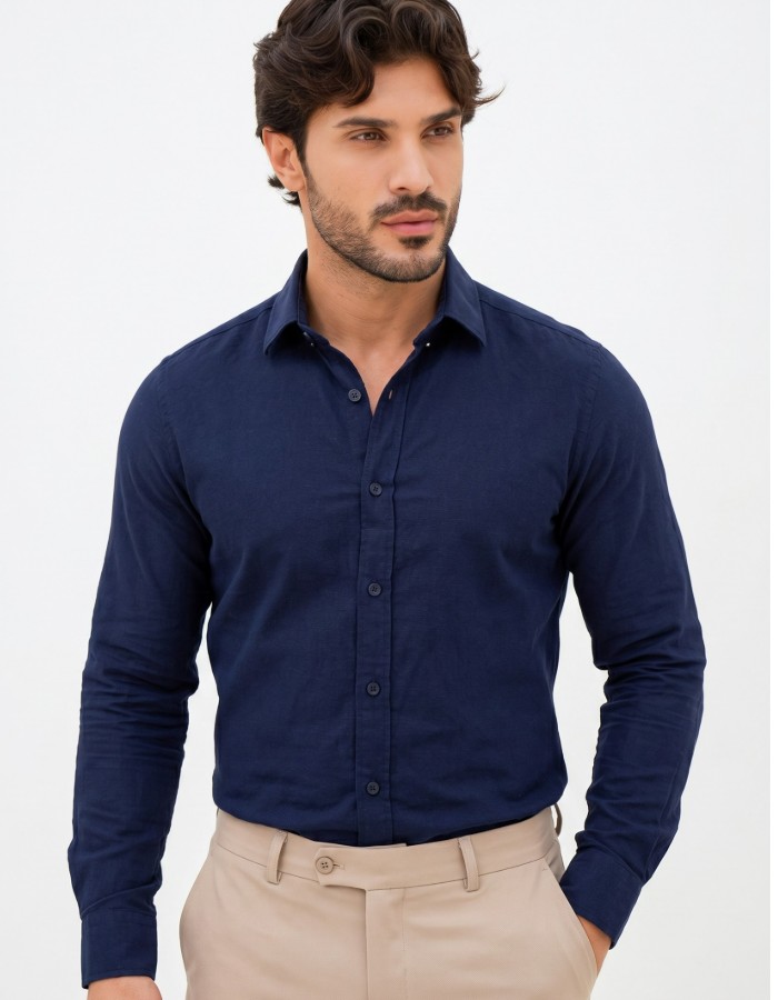 Camisa Linho Premium Lisboa M/L (R: 7-A e B)