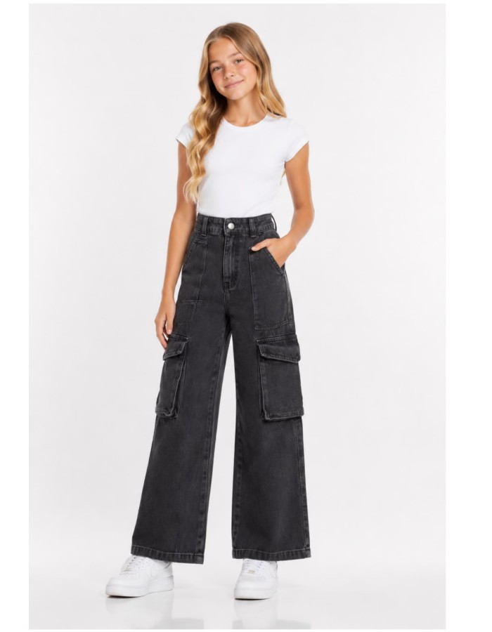 CALÇA BOLSOS CARGO FOFO 